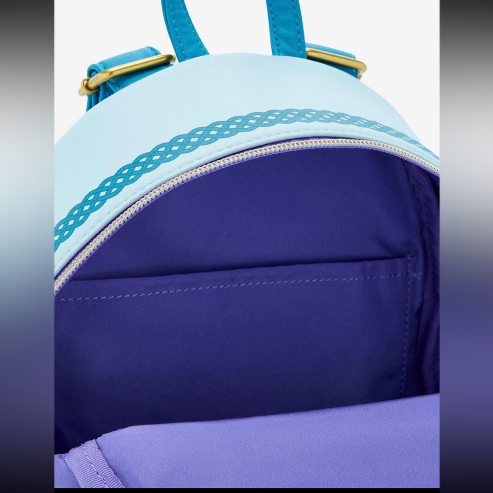 Loungefly Merida Blue and Teal Disney Backpack - Picture 4 of 4